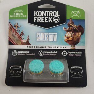 SaintsRow Teal | Kontrol Freek Thumb Sticks/Grips | Xbox One + Series X|S